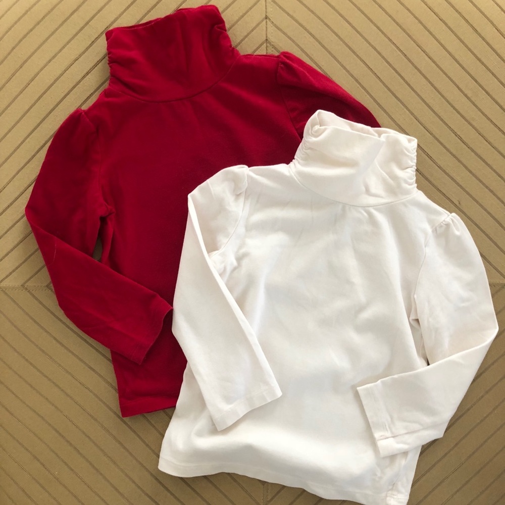 Lot of 2 Gap Girls Turtlenecks 3T